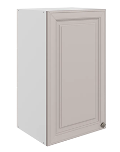 Кухонный шкаф Мишель L400 H720 (1 дв. гл.) эмаль (белый/кофейный) в Нижнем Новгороде