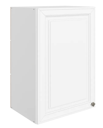 Навесной кухонный шкаф Мишель L450 H720 (1 дв. гл.) эмаль (белый/белый) в Нижнем Новгороде - изображение
