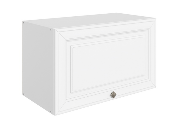 Кухонный шкаф Мишель L600 Н360 (1 дв. гл.) эмаль (белый/белый) в Нижнем Новгороде - изображение