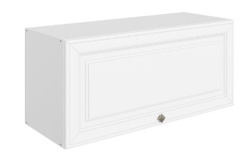 Навесной кухонный шкаф Мишель L800 Н360 (1 дв. гл.) эмаль (белый/белый) в Нижнем Новгороде - предосмотр