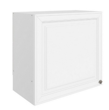 Кухонный навесной шкаф Мишель под вытяжку L600 H566 (1 дв. гл.) эмаль (белый/белый) в Нижнем Новгороде - изображение