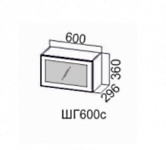 Навесной шкаф Модерн шг600с/360 в Нижнем Новгороде - предосмотр