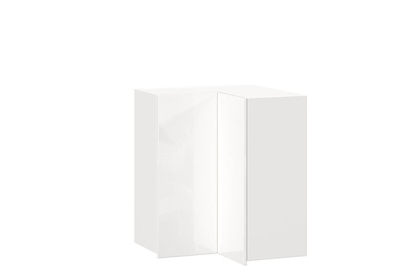 Шкаф кухонный угловой Шервуд, ЛД 281.500.000.169, белый/белый глянец в Нижнем Новгороде - изображение