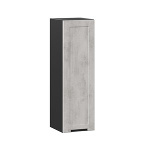 Кухонный навесной шкаф 300 высокий Джамис ЛД 296.410.000.066, Чёрный/Белый камень в Нижнем Новгороде