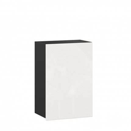 Шкаф кухонный 500 Шервуд, ЛД 281.340.000.072, черный/белый глянец в Нижнем Новгороде - изображение
