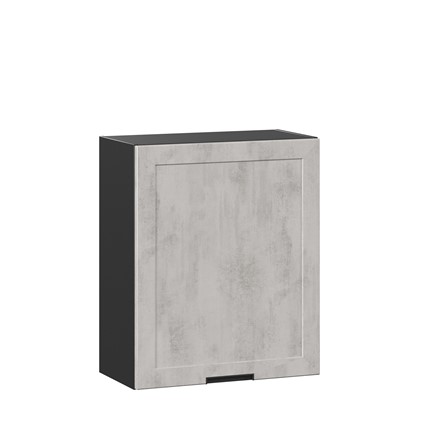 Шкаф навесной 600 Джамис ЛД 296.350.000.062, Черный/Белый камень в Нижнем Новгороде - изображение