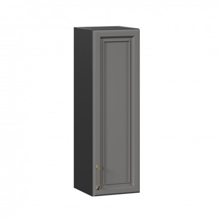 Кухонный шкаф Джелатто 300 высокий ЛД 241.410.000.150, Черный/Оникс серый в Нижнем Новгороде - изображение