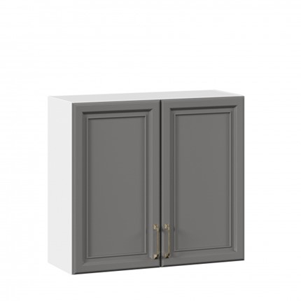 Кухонный шкаф Джелатто 800 ЛД 241.360.000.106, Белый/Оникс серый в Нижнем Новгороде - изображение
