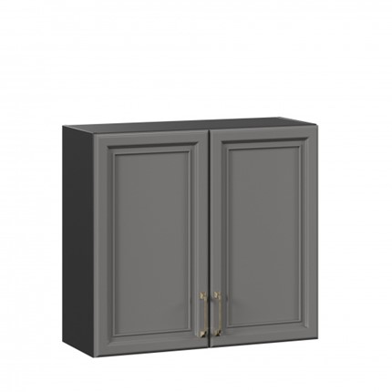 Кухонный шкаф Джелатто 800 ЛД 241.360.000.148, Черный/Оникс серый в Нижнем Новгороде - изображение