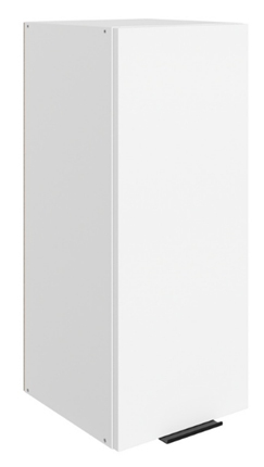 Шкаф настенный Стоун L300 Н720 (1 дв. гл.) (белый/джелато софттач) в Нижнем Новгороде - изображение