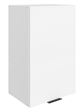 Кухонный шкаф Стоун L450 Н720 (1 дв. гл.) (белый/джелато софттач) в Нижнем Новгороде - изображение