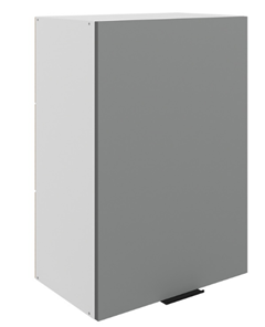 Навесной кухонный шкаф Стоун L500 Н720 (1 дв. гл.) (белый/оникс софттач) в Нижнем Новгороде