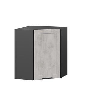 Угловой кухонный шкаф 600 Джамис ЛД 296.610.000.074, Чёрный/Белый камень в Нижнем Новгороде