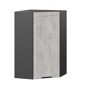 Угловой кухонный шкаф 600 высокий Джамис ЛД 296.620.000.075, Чёрный/Белый камень в Нижнем Новгороде