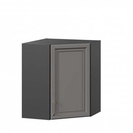 Кухонный угловой шкаф Джелатто 600 ЛД 241.610.000.158, Черный/Оникс серый в Нижнем Новгороде - изображение