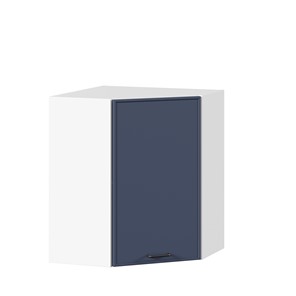 Угловой настенный шкаф Индиго ЛД 298.610.000.116, Белый/Тёмно-синий в Нижнем Новгороде