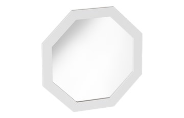Зеркало навесное Калгари Дуб натуральный светлый/Белый матовый в Арзамасе