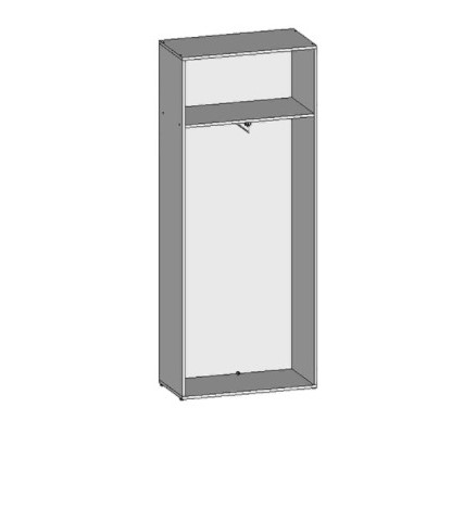 Шкаф для одежды НШ-5г, Серый в Нижнем Новгороде - изображение 1