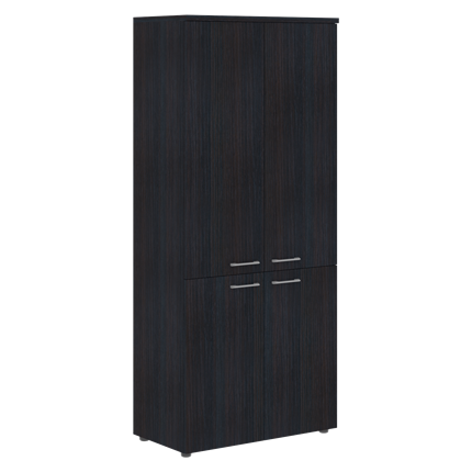 Шкаф с глухими низкими и средними дверьми и топом XTEN Дуб Юкон  XHC 85.3 (850х410х1930) в Нижнем Новгороде - изображение
