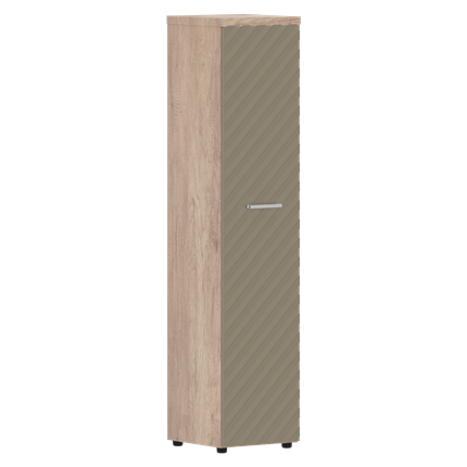 Шкаф TORR LUX TLHC 42.1 колонка с глухой дверью и топом 435х452х1958 Дуб Каньон/ Капучино в Нижнем Новгороде - изображение