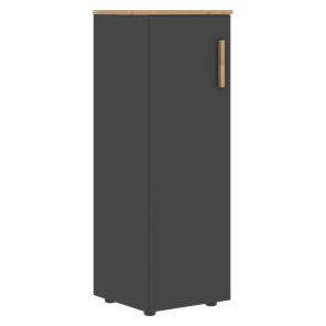 Шкаф колонна средний с левой дверью FORTA Графит-Дуб Гамильтон   FMC 40.1 (L) (399х404х801) в Нижнем Новгороде