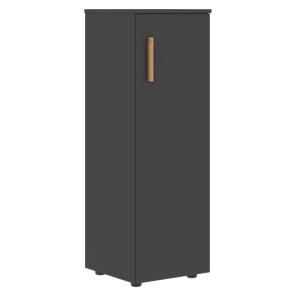 Средний шкаф колонна с глухой дверью правой FORTA Черный Графит  FMC 40.1 (R) (399х404х801) в Нижнем Новгороде