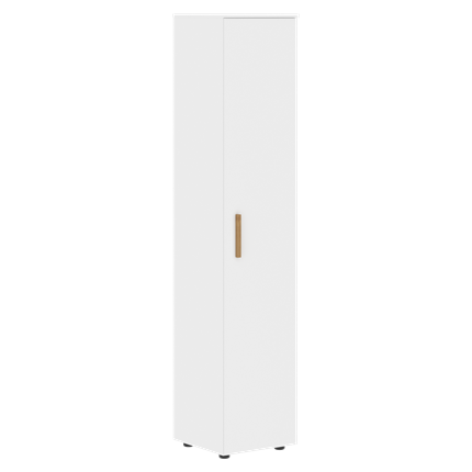 Высокий шкаф с глухой дверью колонна FORTA Белый FHC 40.1 (L/R) (399х404х1965) в Нижнем Новгороде - изображение