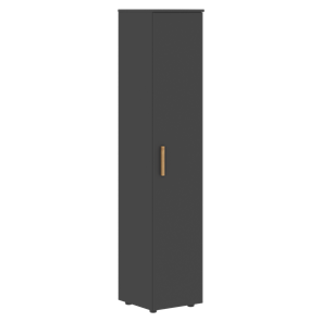 Высокий шкаф колонна с глухой дверью FORTA Черный Графит  FHC 40.1 (L/R) (399х404х1965) в Нижнем Новгороде
