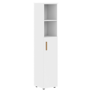 Высокий шкаф колонна с глухой средней дверью правой FORTA Белый FHC 40.5 (R) (399х404х1965) в Нижнем Новгороде - предосмотр