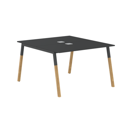 Переговорный стол FORTA Черный Графит-Черный Графит-Бук  FWST 1113 (1180x1346x733) в Нижнем Новгороде - изображение