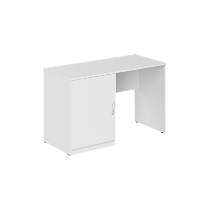 Стол с тумбой под холодильник						 KANN KTFD 1255 L  Левый 1200х550х750 мм. Белый в Нижнем Новгороде - изображение