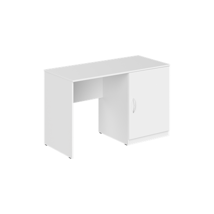 Стол с тумбой под холодильник						 KANN KTFD 1255 R Правый 1200х550х750 мм. Белый в Нижнем Новгороде - изображение