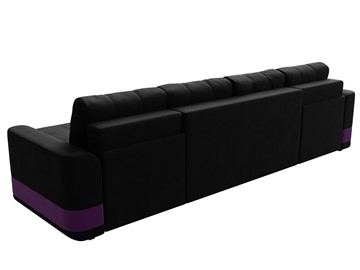 П-образный диван Честер, Черный/фиолетовый (вельвет) в Нижнем Новгороде - предосмотр 8