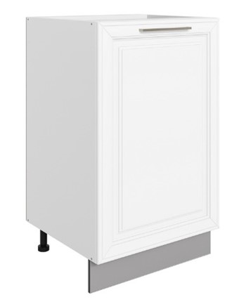 Шкаф рабочий Мишель L500 (1 дв. гл.) эмаль (белый/белый) в Нижнем Новгороде - изображение