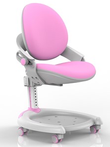Кресло детское Mealux ZMAX-15 Plus, Y-710 PN, белый металл, обивка розовая однотонная в Нижнем Новгороде - предосмотр