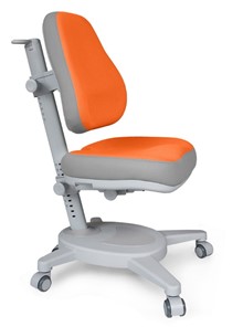 Кресло растущее Mealux Onyx (Y-110) OG  - серое + чехол оранжевый с серыми вставками в Нижнем Новгороде - предосмотр