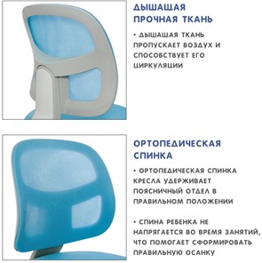 Кресло Holto-22 голубое в Нижнем Новгороде - предосмотр 9