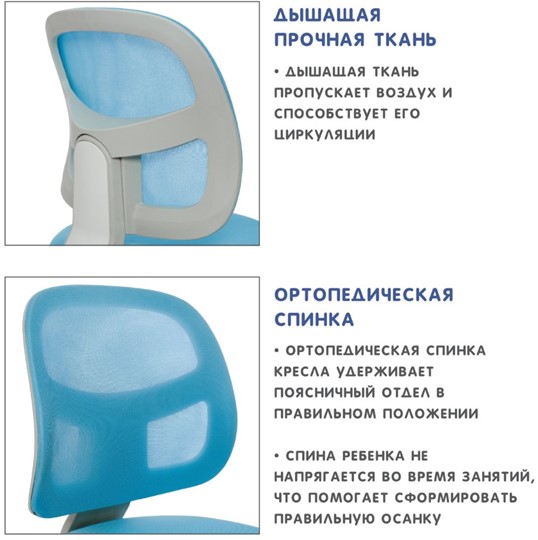 Кресло Holto-22 голубое в Нижнем Новгороде - изображение 9