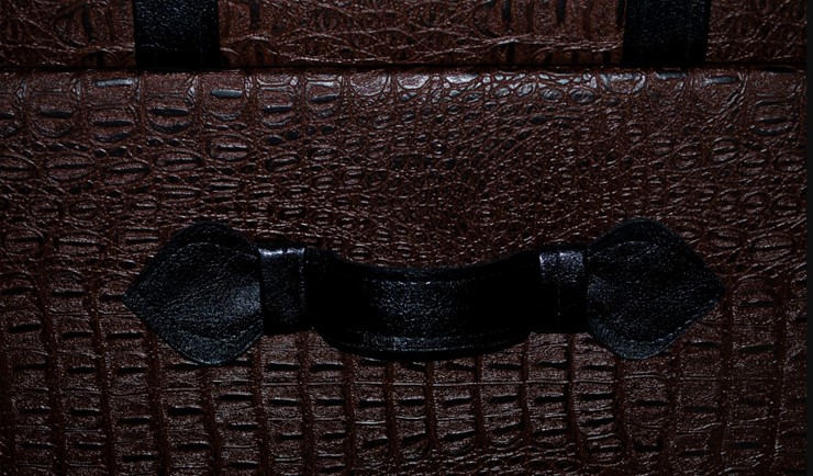 Пуф-сундук "Аллигатор" коричневый, иск. кожа в Нижнем Новгороде - изображение 4