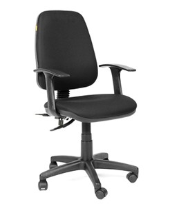 Офисное кресло CHAIRMAN 661 Ткань стандарт 15-21 черная в Нижнем Новгороде - предосмотр
