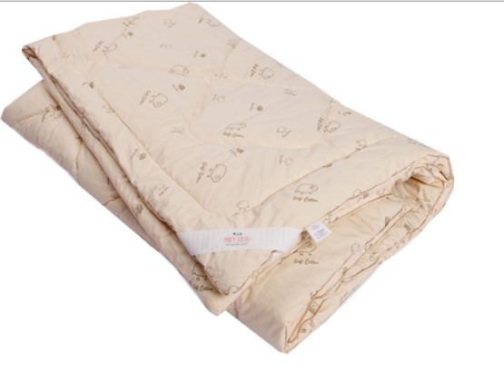Стеганое одеяло ОВЕЧЬЯ ШЕРСТЬ в упаковке п-э вакуум в Нижнем Новгороде - изображение